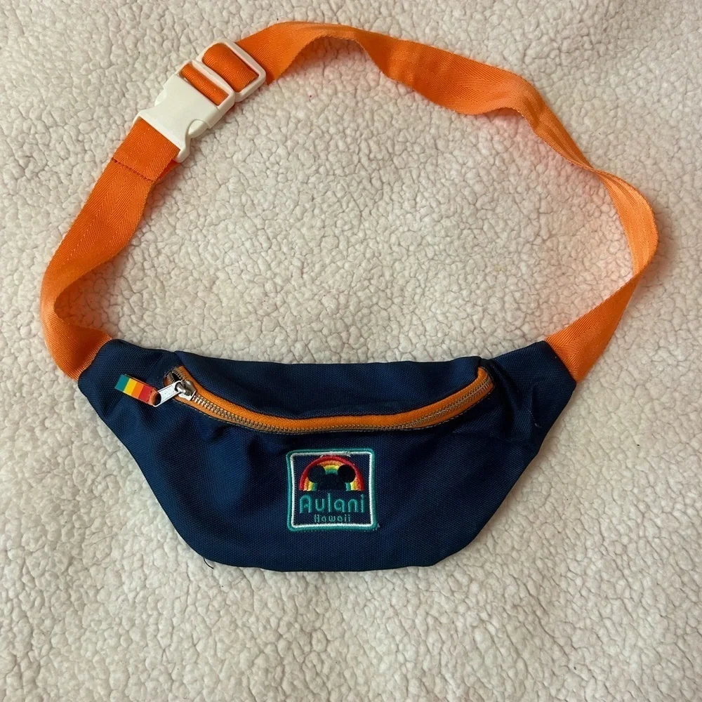 Disney Aulani Hawaii Blue and Orange Sporty Fanny Pack